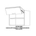 Шкаф Империя верхний 800 с подъемником